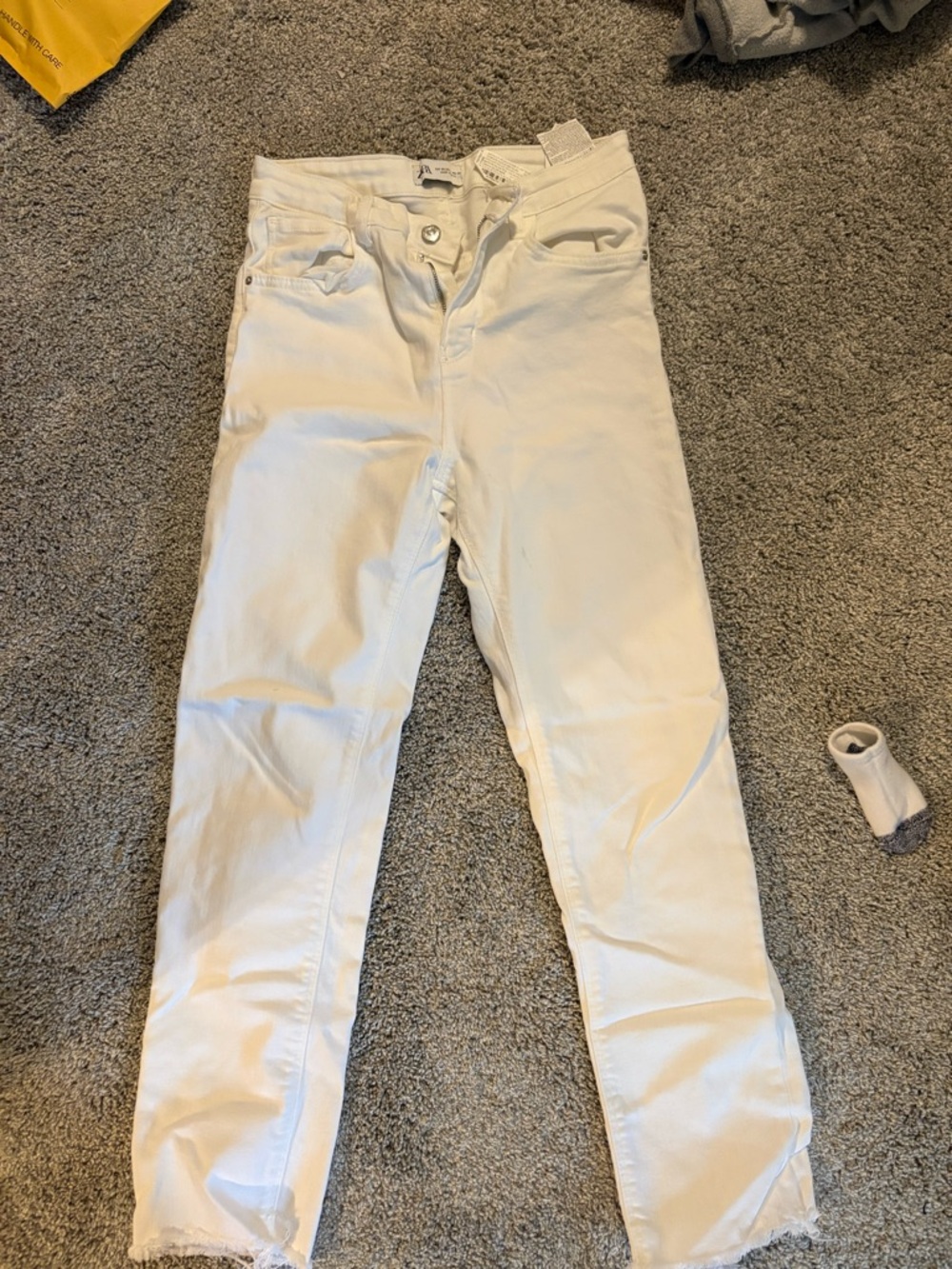 Zara White Skinny Women’s Jeans